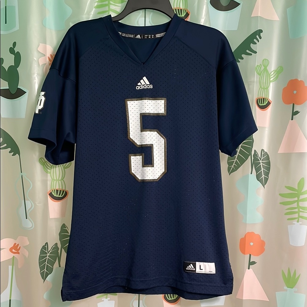 Adidas Navy Men’s Jersey with White Number 5